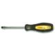 Slotted screwdriver with soft grip (chrome vanadium steel blade)